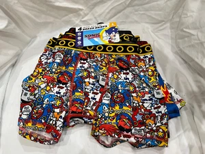 Sonic The Hedgehog Boys 4 PK Boxer Briefs Sizes L, XL New - Picture 1 of 6