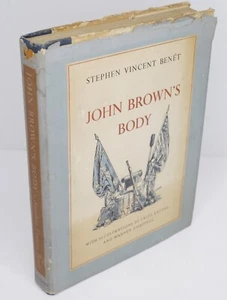 John Brown's Body by Stephen Vincent Benet 1954 HCDJ Vintage Illustrated Edition - Picture 1 of 11
