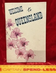 VINTAGE 1958 WELCOME TO QUEENSLAND AUSTRALIA TOURISM GOVERNMENT GUIDE BOOK EXC! - Picture 1 of 22
