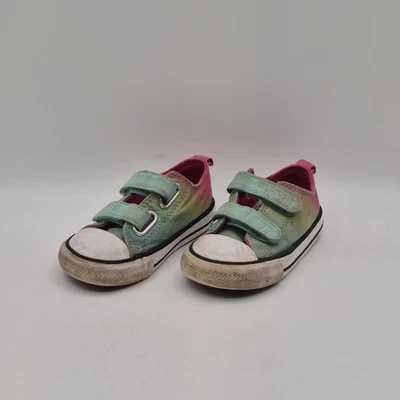 匡威 Converse Chuck Taylor All Star 2V 鞋 学步儿童 尺码 6 Ombre 低帮 A07423F — 第 1/4 张图片