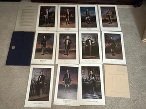 LAJOS MARKOS TWELVE TEXAS IMMORTALS - 11-PRINT FOLIO - TEXAS COMMERCE COLLECTION - Picture 1 of 19