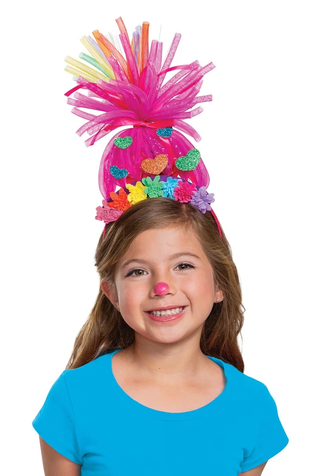 Dreamworks Trolls World Tour Princess Poppy Lightup Headpiece Costume