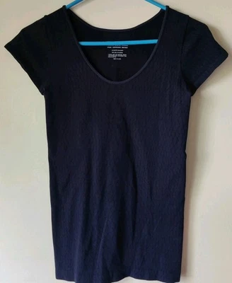Tees by Tina T-Shirt Short Sleeve Round Neck Navy Blue One Size Fits Most  - Image 1 of 3