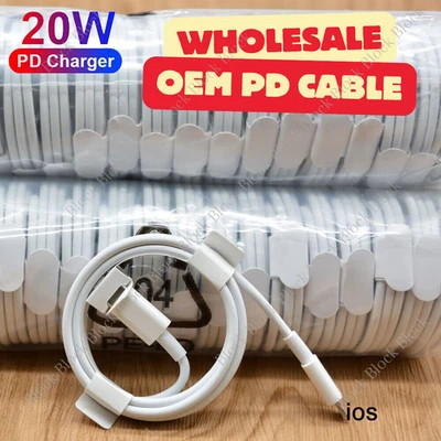 Lote Cable Cargador Rápido Tipo USB C PD Cable Para iPhone 14 13 12 11 Pro Max XR XS X Foto 1 de 4