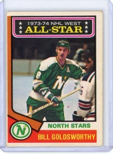 1974-75 O-PEE-CHEE BILL GOLDSWORTHY #138 MINNESOTA NORTH STARS OPC VG VERY GOOD - Picture 1 of 2