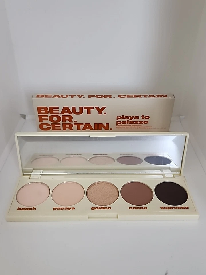Beauty For Certain Playa to Palazzo Eyeshadow Palette NEW IN BOX - Image 1 of 1