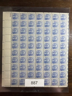 887 US Mint Sheet, 5 cent Daniel Chester French, Mint NH - Image 1 of 3