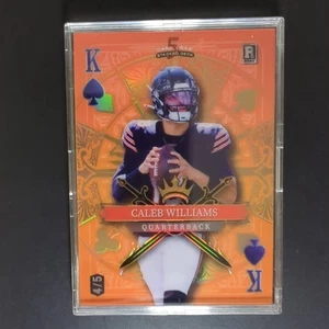 Caleb Williams 2024 Wild Card 5 Card Draw 4/5 Orange King Spades SDPS-CWN Bears - Picture 1 of 4