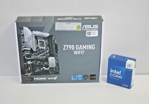 Intel i7-14700K CPU ASUS Z790-Plus TUF Gaming WiFi 1700 ATX Mainboard Neu in OVP - Bild 1 von 5