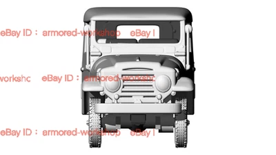 3D Printed 1/72 Japan Ground Self-Defense Force FJ20 Jeep  Unpainted - Image 1 of 3