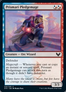 FOIL PRISMARI PLEDGEMAGE mtg NM Strixhaven 1 Common - Picture 1 of 1
