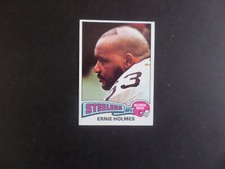 1975 TOPPS ERNIE HOLMES STEELERS ROOKIE FOOTBALL CARD #328 EX