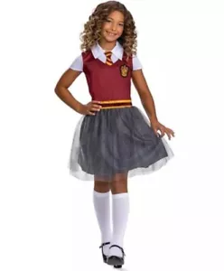 Harry Potter Gryffindor Dress Girl's Hermione Costume (Size Small 4/6) New - Picture 1 of 10