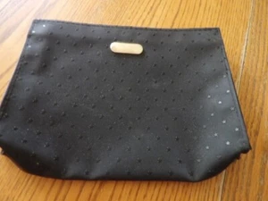 kleine schwarze Handtasche oder Kosmetiktasche - Bild 1 von 2