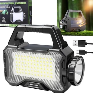 Solar Flashlights for Emergencies,Led Solar Camping Lights,Capacity Battery for - Picture 1 of 12