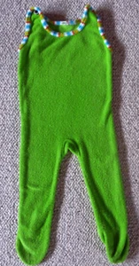Vintage Baby Strampler in Größe ca.74 aus kuscheligem Frottee aus den 70ern - Bild 1 von 3
