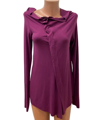 RUNDHOLZ Black Label Size XS / S Tunic Top blouse Pink ASymmetric Long Sleeve - Image 1 of 4