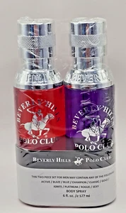 Beverley Hills Polo Club 2 Piece Body Spray Set = Blaze & Champion 6fl.oz. - Picture 1 of 4