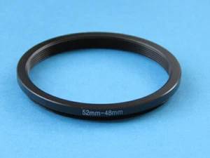 52mm to 48mm Stepping Step Down Ring Camera Lens Filter Adapter Ring 52-48mm - Picture 1 of 2