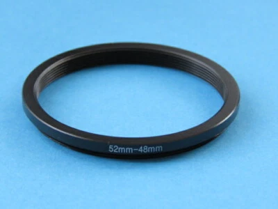 52mm to 48mm Stepping Step Down Ring Camera Lens Filter Adapter Ring 52-48mm - Image 1 of 2