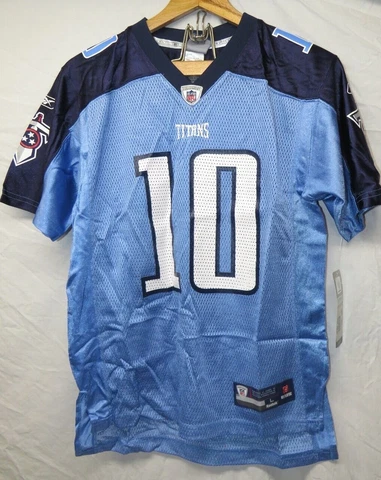 TENNESSEE TITANS VINCE YOUNG REEBOK ON FIELD REPLICA JERSEY YOUTH LARGE 14-16 Cover