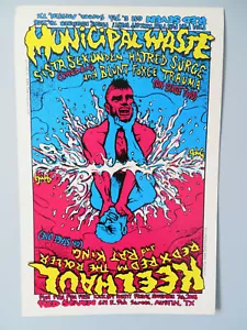 Fun Fun Fun Fest SHOW Red Seven Austin Poster MUNICIPAL WASTE - KEELHAUL - Bild 1 von 1