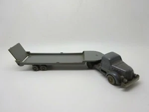 Wiking: White Low Loader, Unverglast (Schub72) - Picture 1 of 4