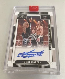 2024 Panini Three Count WWE UNDERTAKER Timeless Moments Auto #02/49 vs Michaels - Picture 1 of 2