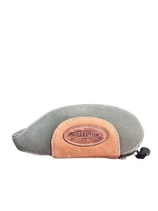 Field & Stream Leather Canvas Clamshell Sunglass Case – Double-Zipper Y2K - Picture 1 of 6