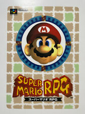 Super Mario RPG Nintendo Super Famicom Shitajiki Japan