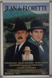 JEAN DE FLORETTE ROLLED ORIGINAL ONE SHEET MOVIE POSTER YVES MONTAND (1987) - Picture 1 of 1