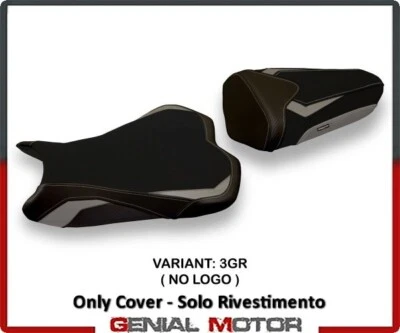 Funda sillín asiento Astana 2 gris (GR)T.I. para KAWASAKI NINJA ZX 6 R 2013>2018 Foto 1 de 2