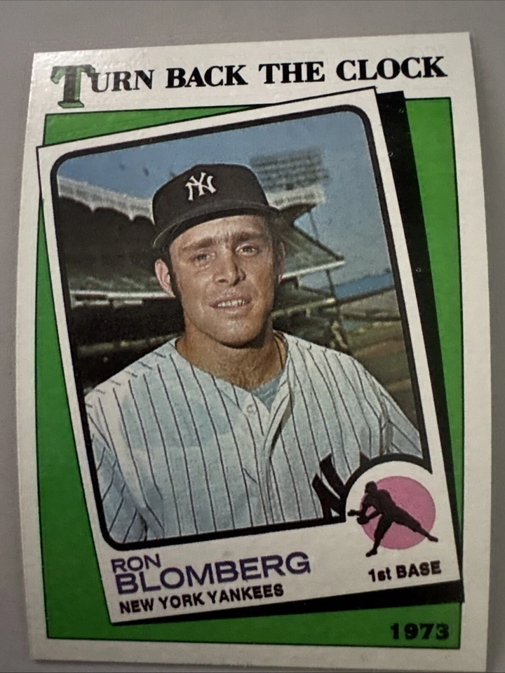 1988 Topps - Turn Back the Clock #663 Ron Blomberg - Image 1 of 2