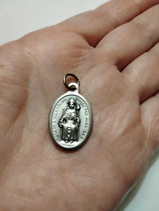 Medalla San Niño de Atocha 1" plata italiana - Imagen 1 de 2