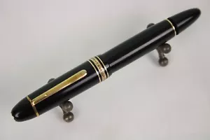 Penna Stilografica Montblanc Meisterstück 149 anni '60 18C pennino tricolore - Imagen 1 de 19