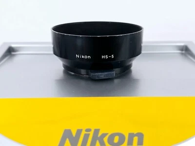 🌸[Casi COMO NUEVO] Parasol metálico Nikon HS-5 para nuevo Nikko 50 mm f1,4 de Japón Foto 1 de 4