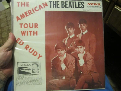 The Beatles American Tour With Ed Rudy INS Radio News   sealed LP record  - Image 1 of 4