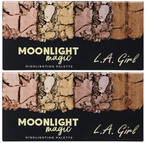 2-Pack NEW L.A. Girl Fanatic Highlight Palette in GBL426 Moonlight Magic (Boxed) - Picture 1 of 2
