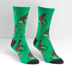 Sock It To Me Women's Crew Socks - Bearly Moving (UK 3-8) - Picture 1 of 2