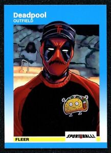 2019 Upper Deck Marvel Deadpool - Sport Ball! #SB5 (1987 Fleer Barry Bonds)