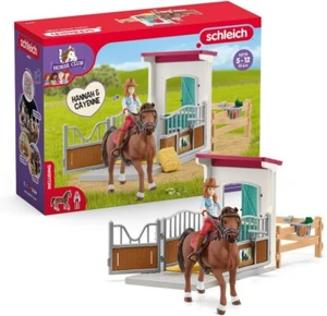 Schleich Horse Club Hannah & Cayenne Horse Stall Playset with Accessories -42710 - Picture 1 of 7