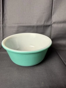 Hazel Atlas Aqua Blue Nesting Bowl Rare Very Nice 7” - Picture 1 of 8