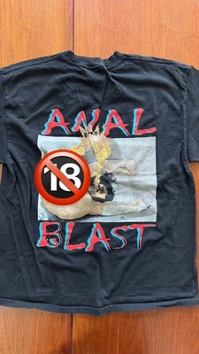 Vtg Anal Blast Brutal Death Metal Band Tee Used Rare dying fetus disgorge XL - Image 1 of 4