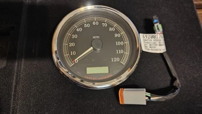 Velocímetro OEM Harley Davidson 5 pulgadas 67033-08 Dyna, Road King, Softail Foto 1 de 4