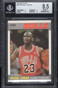 1987 Fleer #59 Michael Jordan BGS 8.5 NM-MT+ *2nd Year* - Bild 1 von 2