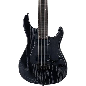 ESP LTD SN-1007 Baritone HT 7-String Electric Guitar Black Blast - Picture 1 of 5
