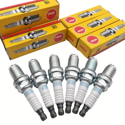 6X NGK 3584 BKR6EKUB Zündkerze Für AUDI A4 A6 A8 2.4 3.0 VW PASSAT SKODA - Image 1 of 4