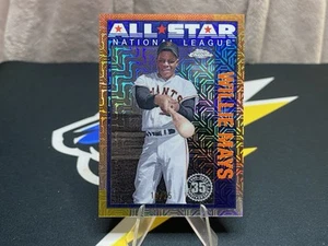 Willie Mays 2025 Topps Series 2 #90ASC-30 1990 Chrome All Stars Orange SP 18/25 - Picture 1 of 1