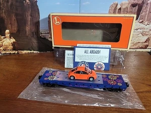 Lionel O Gauge Flatcar With Volkswagon Bug - Picture 1 of 24