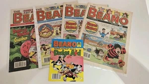 Vintage Beano Comics Magazines Various 1990 1992 Comic Library Bundle - Foto 1 di 7